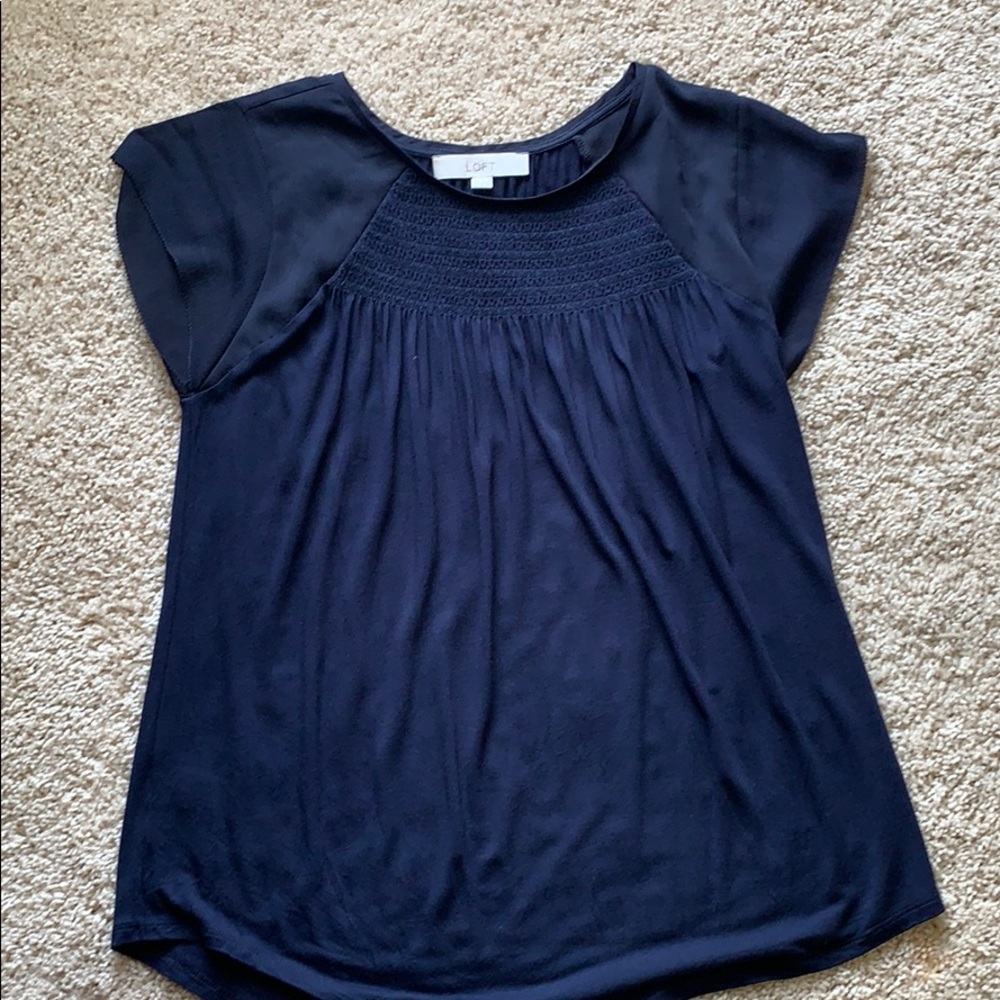 Loft blue shirt . Never worn . No tags